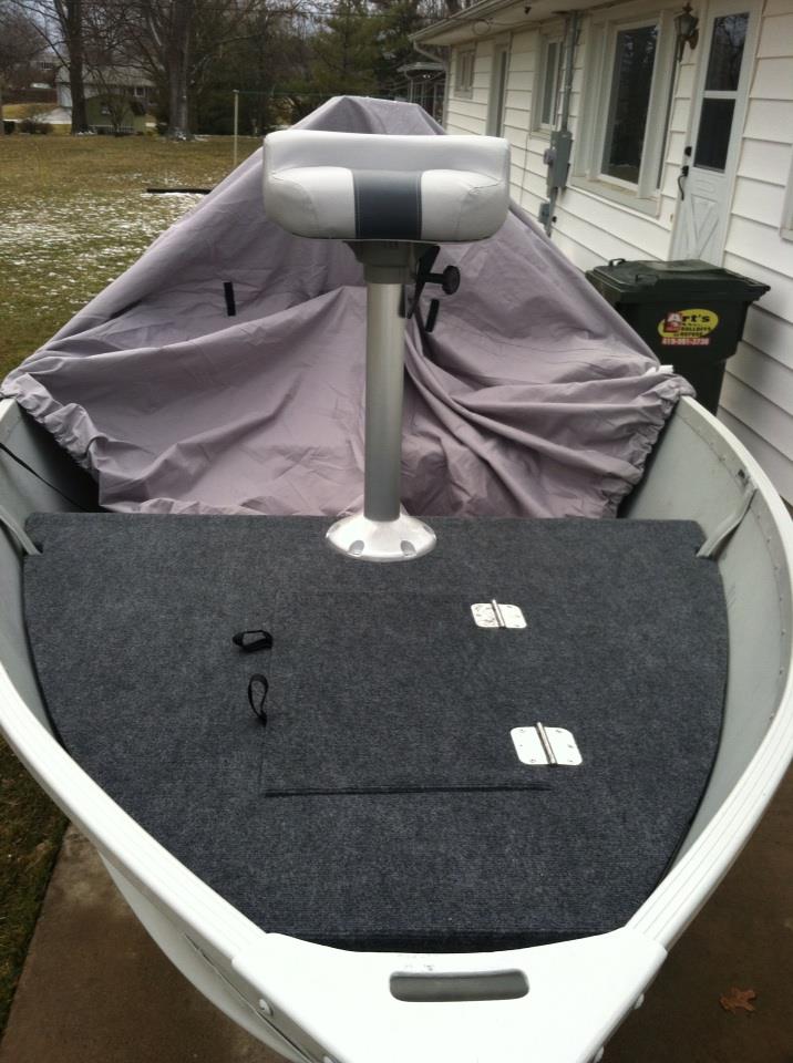 Installing a casting deck on a 14' aluminum boat